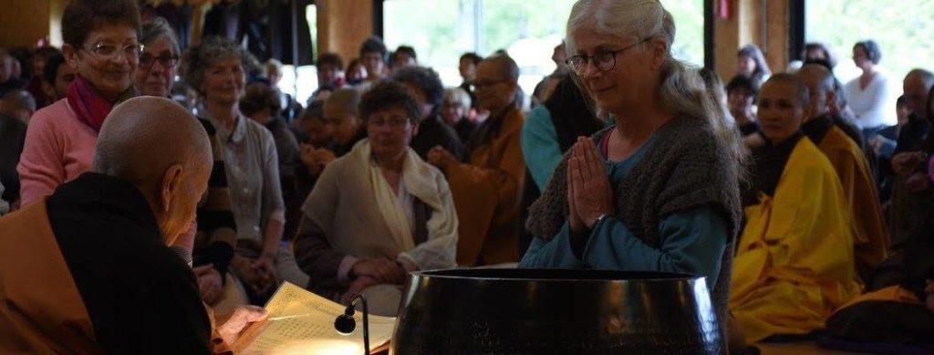 Une nouvelle Bodhisattva est née dans la sangha des membres de l'Inter-Etre