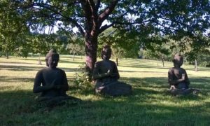 Statues de Bouddha dans le parc de EIAB