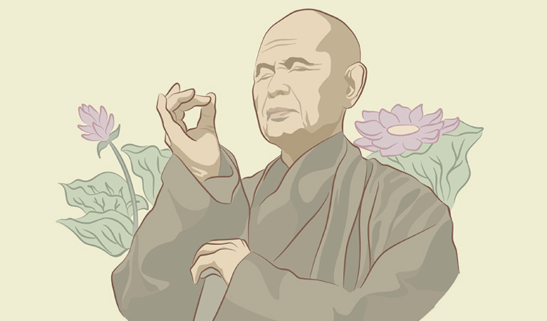 Thich Nhat Hanh nous propose six pratiques pour cultiver le BONHEUR